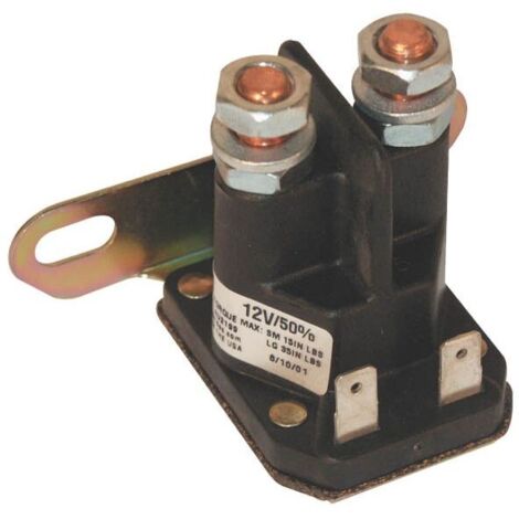 Castelgarden – Relai démarreur autoportée GGP – Compatible avec modèles SC 9812B, SD 10818B, SC 8414B – Pièce d'origine constructeur