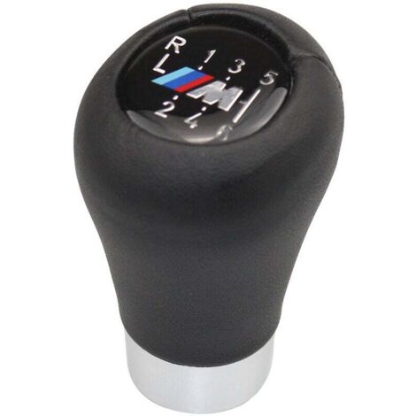 Pommeau de levier de vitesse sport en cuir 6 vitesses Série 3 E46 Série 5 E60 E61 LCI Série 6 E63 E64 LCI X3 F25 X4 F26