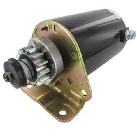 Briggs & Stratton – Démarreur électrique 12V avec pignon 14 dents – Fixation 2 trous – Entraxe 60 mm – Adaptable sur moteurs 7 à 19 cv