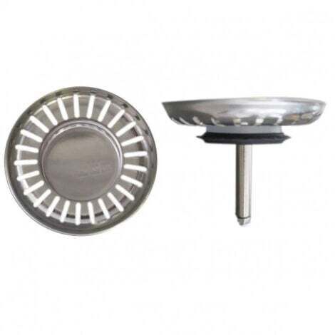 Franke – Bonde automatique 80 mm – Mécanisme anti-bouchage – Adaptée pour éviers standard – Évacuation rapide des débris