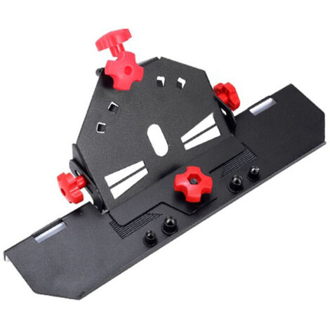 Support de chanfrein à 45 °, Installation de vis, support de meuleuse d'angle, Guide de coupe de carreaux de céramique multifonctionnel, outil utilitaire de chanfrein