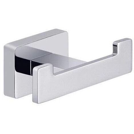Accessoire de salle de bain Gedy 4426 crochet double chrome acier
