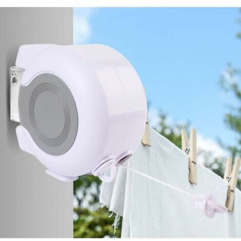 13 m-Corde à Linge rétractable d'extérieur (1/5)