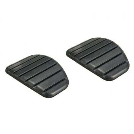 2pc Couvre-pédale d'embrayage pour voiture, Couvre-pédale de frein en caoutchouc antidérapant pour Megane Laguna Clio Kango Scenic (1/3)