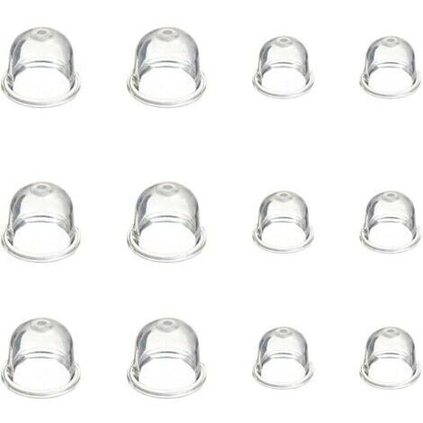 12 Pièces Carburateur Amorce Pompe Ampoule 19 mm et 22 mm Poire Pompe Amorcage Accessoires de Carburateur pour Debroussailleuse Tronçonneuse Souffleur Tondeuse - Bluedeer (1/4)