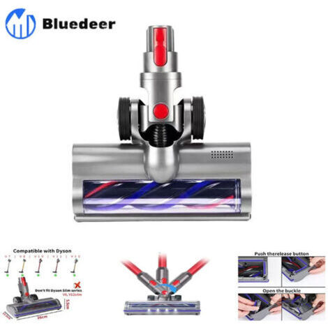 Brosse Compatible avec Dyson V7 V8 V10 V11 , Tête de Brosse Turbo à Entraînement Direct (1/5)