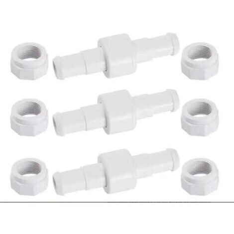 Tuyau pivotant D20 avec écrou de tuyau D15 compatible avec Zodiac Polaris 280, 380, 180 - Pièces de rechange pour nettoyeur de piscine H709