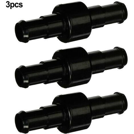D20 Lot de 3 Raccords Rotatifs pour Tuyau D'arrosage avec 6 Embouts D15 Compatibles avec Zodiac Polaris 180 280 380 Robot Nettoyeur Piscine noir
