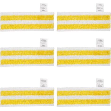 Lot de 6 Lingettes de Rechange en Microfibre Compatible avec Karcher Easyfix SC 1, SC 2, SC 3, SC 4, SC 5 Nettoyeurs Vapeur (1/5)