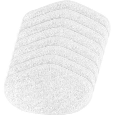 Vadrouilles de rechange lavables pour brosse PAEU0332 Polti Vaporetto Vaporforce pour toutes les surfaces, lot de 8 H455