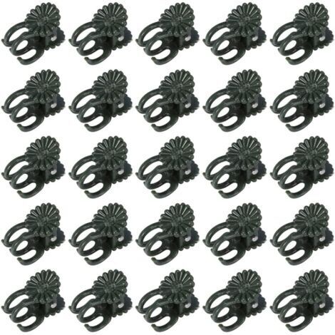 AHLSEN 60 Pcs Pinces à orchidées, pinces à plantes, pinces à vigne, pinces à orchidées pour plantes Clips de support de plantes de jardin en plastique Clips de petites vignes vertes pour soutenir les (1/5)
