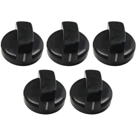 Ahlsen 5PCS Bouton de cuisinière à gaz de 8 mm, boutons universels résistants à la température pour cuisinière à gaz, cuisinière à gaz, four (1/5)