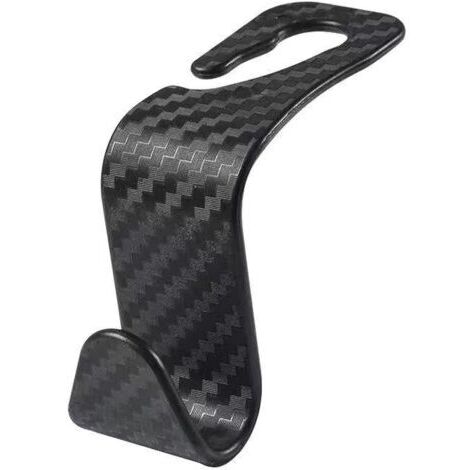 Ahlsen Appuie-Tête Crochet de Voiture, Crochets pour Siège de Voiture Universel, Support Crochet D'appui-Tête de Aiège Arrière de Voiture Noir (1 pcs) (1/5)