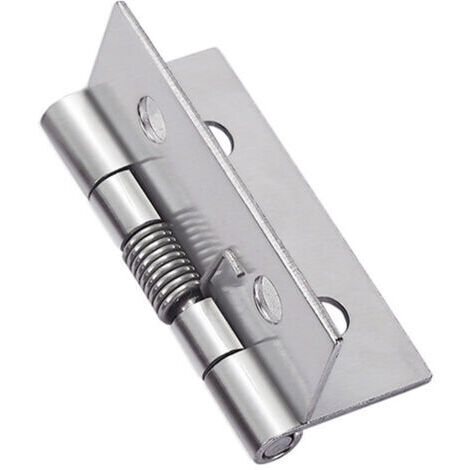 Ahlsen – Charnières à ressort automatique 4 pièces – Acier inoxydable 304 – Résistantes à la corrosion – Pour portes invisibles – Dimensions 38x32mm (1/5)