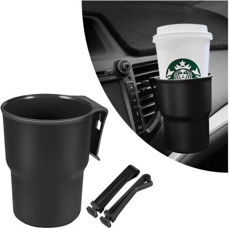 AHLSEN Porte-Gobelet Voiture avec Crochets en 2 Pièces,Multifonction Porte Gobelet Maintient pour Commodité et de Sécurité Porte-Gobelets pour Auto pour Les Verres et Les Boissons (1/5)
