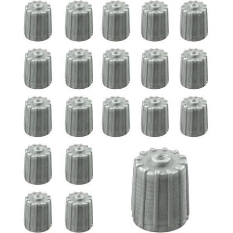 AHLSEN Flaconi 20PCS Bouchon Valve Pneu de Voiture, Bouchon Valve Pneu, Bouchon de Valve GM, Couvercle de Soupape, Cache-Poussière de Pneu de Voiture, Convient Aux Voitures,Camions,Vélos,SUV (1/5)