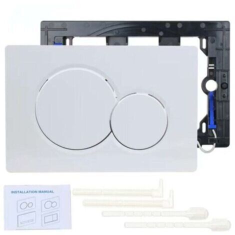 blanc Convient pour le panneau Geberit SIGMA01 bouton de réservoir d'eau caché 115.770 (1/3)