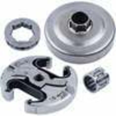 325"-7T Tambour d'embrayage Embrayage Assy Pignon Jante Roulement à aiguilles kit pour Husqvarna 340 345 346XP 350 351 353 445 450 E Tronçonneuse H672 (1/5)