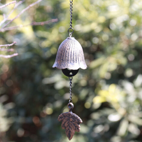Carillon à vent japonais en forme de cloche en fonte, carillon à vent extérieur ou intérieur adapté au balcon de la terrasse du jardin (1/5)