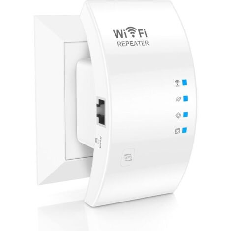 Amplificateur WiFi,répéteur WiFi, Double Bande, Connexion Ethernet, Booster WLAN de Mode répéteur/AP/routeur, Installation Simple, Prise EU (1/5)