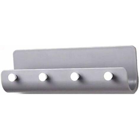 (Gris) Rangement mural pour lettres et clés Rangement mural pour lettres Rangement mural pour clés Rangement mural pour lettres Rangement mural pour magazines avec 4 crochets (1/3)