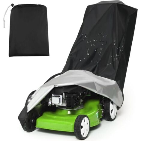 Housse de protection imperméable pour tondeuse à gazon (193 x 112 x 64 cm) Tissu polyester 210D, durable, convient pour toutes les saisons, intérieur et extérieur. (1/5)
