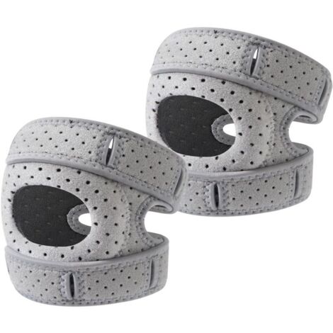 Stabilisateur de rotule pour genouillère, attelle de rotule - Stabilisateur de tendon rotulien réglable Bande de genou pour le soutien des tendons, sangle rotulienne pour un ajustement (1/5)