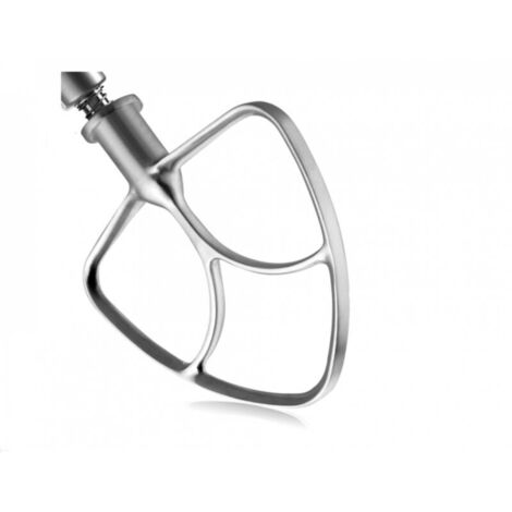 Batteur Plat en Acier Inoxydable 45qt 5qt Fouet pour Robot Pâtissier Convient aux Mixeurs K45SS, KSM75, KSM90, KSM110, KSM125, KSM150 Heavy Duty (1/5)