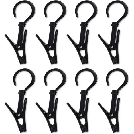 Crochets Réglables pour Auvent Lot de 8 Accessoires de Tente Camping, Idéal pour Extérieur (1/5)