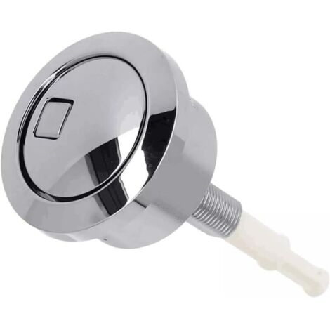 Bouton Poussoir Double Chasse d'Eau Geberit (Chromé), accessoire de salle de bain élégant, compatible avec réservoirs d'eau Geberit (1/4)