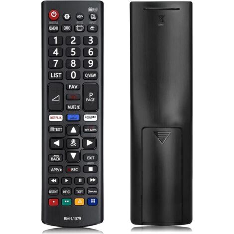 Telecommande Universelle,Remplacement Telecommande pour LG RM L1379 TV Ultra HD avec Boutons Amazon Netflix Smart TV Telecommande Aucun Réglage Requi (1/5)