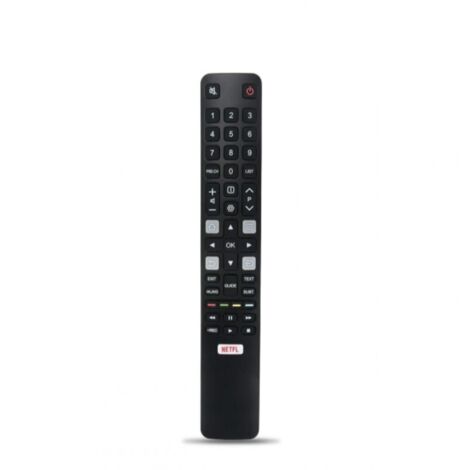 Télécommande de remplacement TCL RC802N, télécommande universelle pour téléviseur TCL compatible avec tous les téléviseurs intelligents TCL avec bouton de raccourci Netflix 32ES560 40ES560 U50P6146 (1/5)