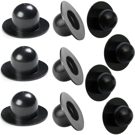(noir)10 Pièces Bouchon Piscine Intex, Bouchons de Fond de Rechange pour Pompe de Filtration de Piscine, Compatibles Avec Intex Pool (1/5)