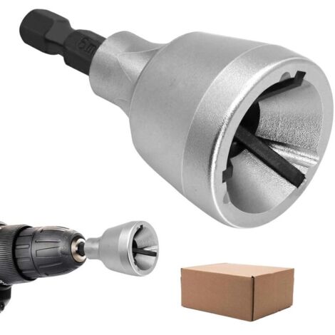 Outil d’ébavurage pour métal et acier inoxydable – Ébavureur hexagonal pour tubes, cuivre, aluminium et plus, diamètre 3-19mm. (1/5)