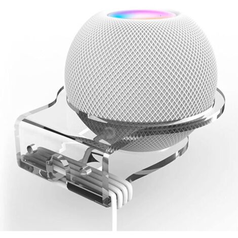 Support mural transparent pour HomePod Mini Gestion des câbles intégrée (1/5)