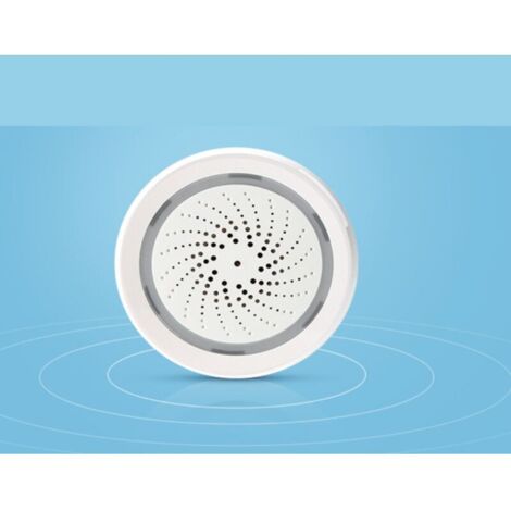 Alarme Intelligente Wi FI : sirène stroboscopique sans Fil avec Alarme sonore et Lumineuse, Son 100 DB, télécommande par Application (1/5)