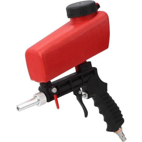 Pistolet de Sablage Portable Pneumatique, Machine de Polissage et Élimination de Rouille, Compact et Pratique (1/5)