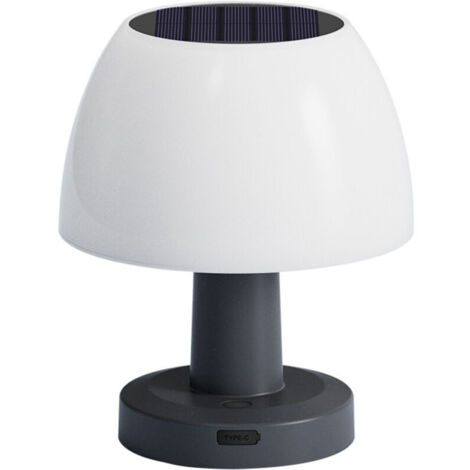 Lampe de table solaire LED extérieure Sans fil, portable IP54 Jardin, terrasse, chambre, salon (1/5)