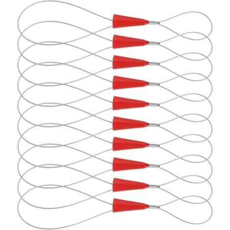 Lot de 10 extracteurs de câble réglables pour câbles Longueur 215 mm Outil de filetage pour électricien (1/5)