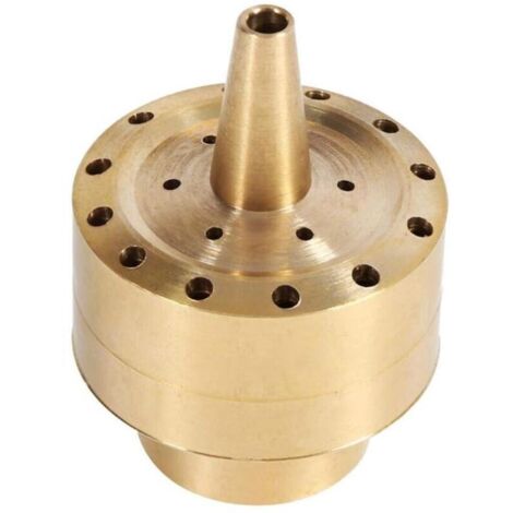 3/4" Tête de pulvérisation en laiton doré pour fontaine à eau de jardin, bassin, accessoire brumisateur (1/4)