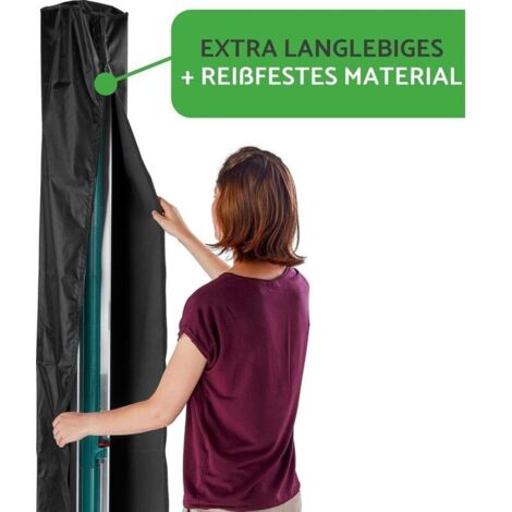Housse de protection pour les sèche-Linge 180cm Kofferraumabdeckung 420D de haute qualité imperméable à l'eau de Tissu KofferraumQIEDOVIEYenbeschichtung Argent Anti (1/5)
