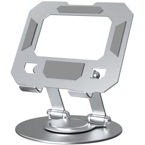 Support pour tablette - 360°Système de levage et de pliage rotatif - Argent (1/5)