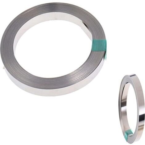 Nickelband, 8 x 0.15 mm Nickel Rayures,de la Pure, de Nickel,de Nickel, de Plaques de Bande Blattstreifen,pour Soudeur(10m) (1/5)