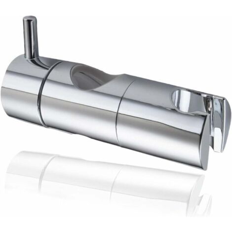 (22 mm, argent) Support de pomme de douche, crochet de douche à main à ventouse, fixation murale de pomme de douche, curseur de douche universel remplaçable (1/5)
