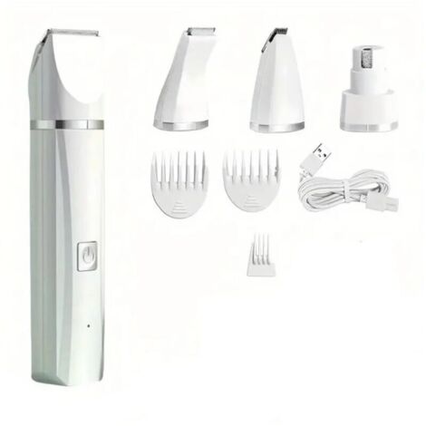 tondeuse pour le toilettage des animaux - [blanc cassé ]Tondeuse à cheveux 4 en 1 (1/5)