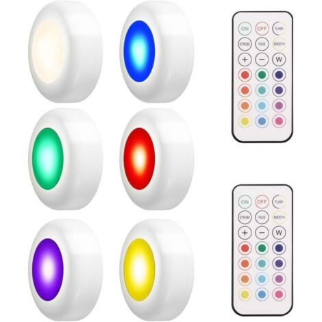 6 cuisinesdirigéProjecteur, lampe de placard sans fil, avec télécommandeIP44étanche (1/5)