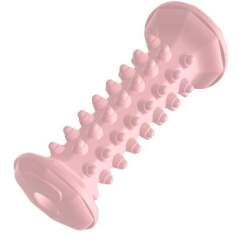 Lot de 2 rouleaux de massage pour pieds, couleur rose, massage plantaire portable et relaxant (1/5)