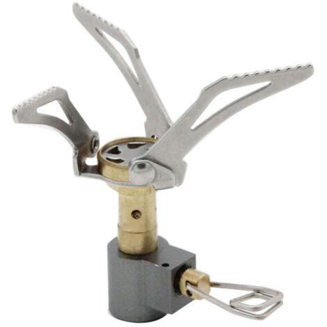 Réchaud à gaz coupe-vent ultra-compact, réutilisable, pour camping, randonnée et outdoor (1/5)