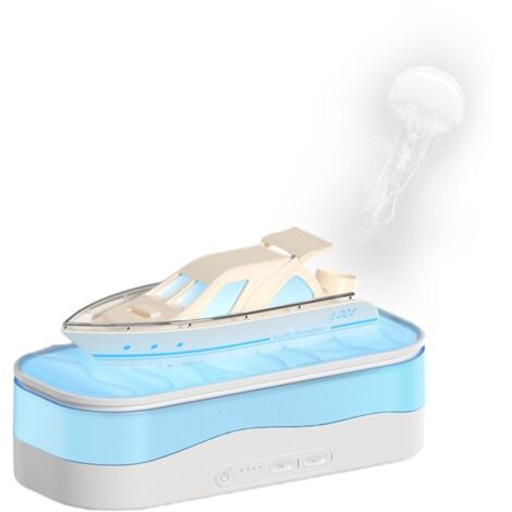 Diffuseur d'huiles essentielles à ultrasons de 150 ml, diffuseur de méduses double mode, lumière RVB 7 couleurs, minuterie 1/3/5h et recharge supérieure, 30 dB silencieux pour la maison, la chambre (1/5)