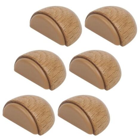 Lot de 6 blocs-portes - auto-adhésif pour portes en bois bouchons pour Floorin (1/5)